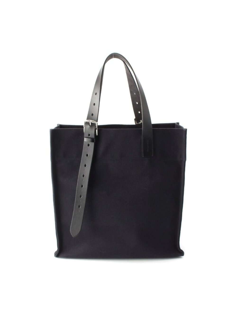 Hermes Etriviere 41 Wargoing Canvas Tadelakt Tote Black